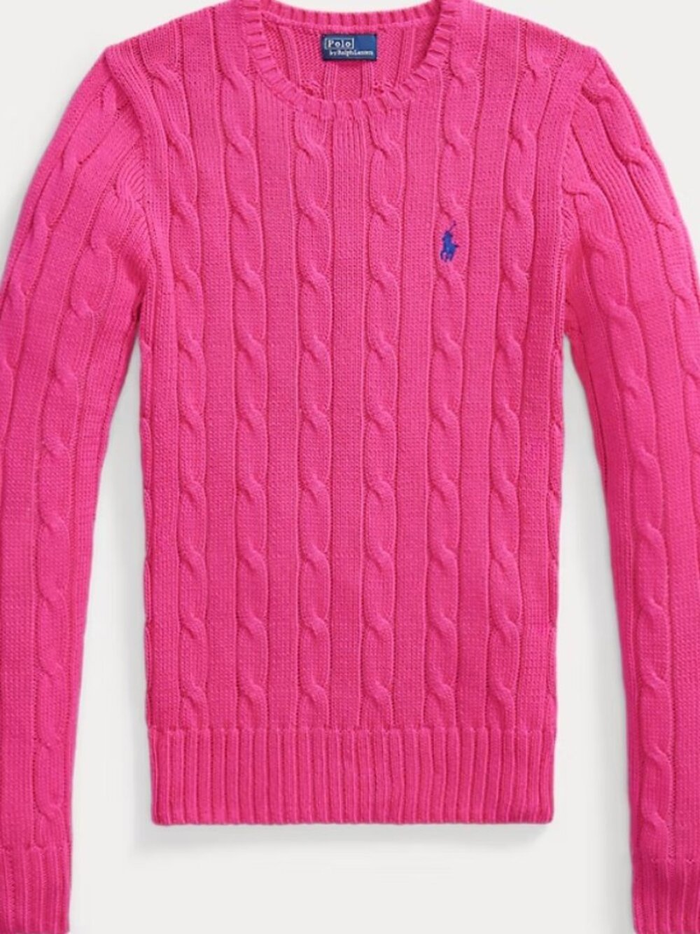 Polo Ralph Lauren Woman Cable Knit Sweater Size Large